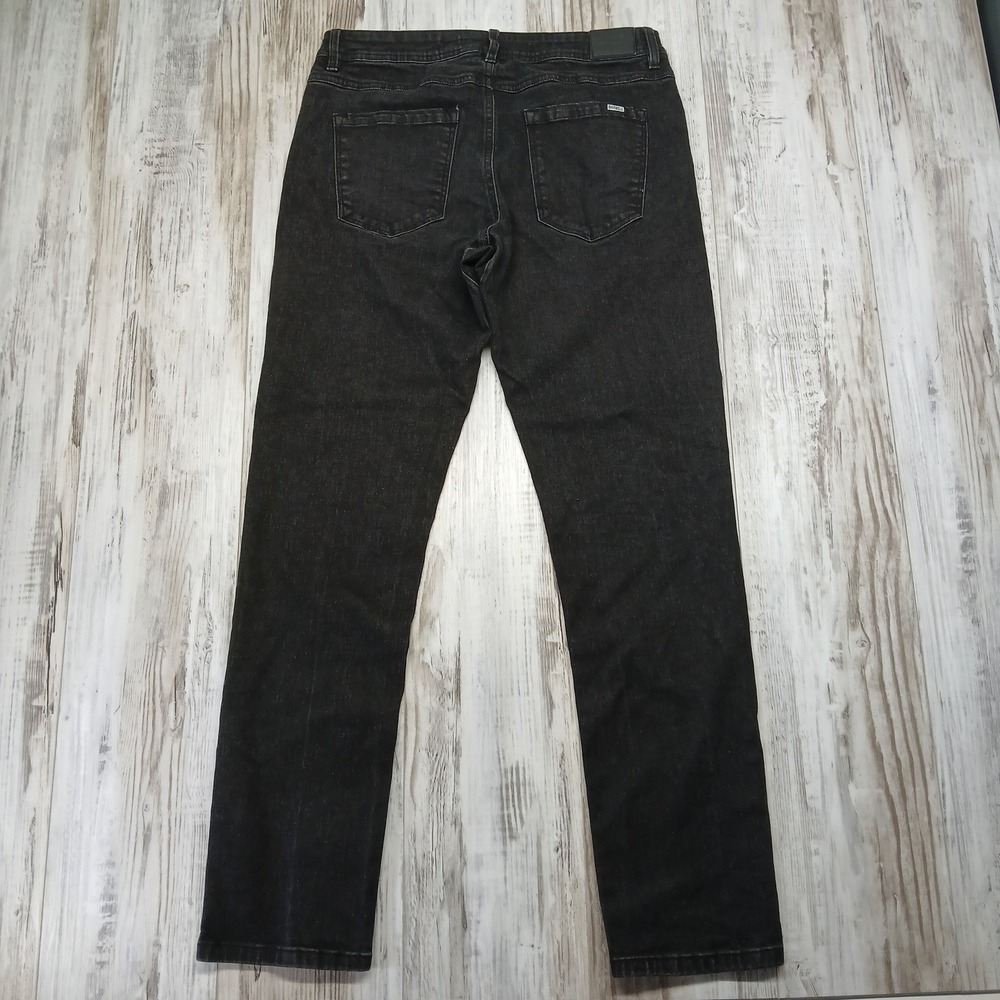 Barbell Apparel Mens Straight Athletic Fit Jeans Black BA-008 Size 34 Stretch - Picture 7 of 10